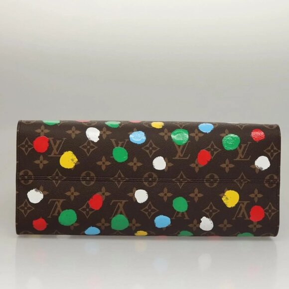 LOUIS VUITTON Monogram Painted Dots On the Go MM Bag M46379 LV Auth BA1048SM - Picture 7 of 16